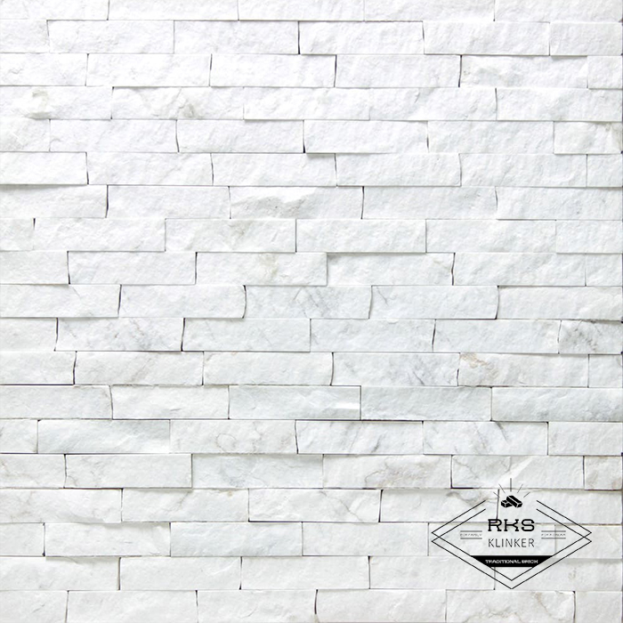Фасадный камень Полоса - Мрамор Белый Импортный Thassos Extra в Орле